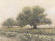 Alexander John Drysdale Louisiana Live Oaks Audubon Park oil painting artist